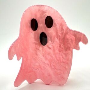 Light Pink Ghost Hair Clip Acrylic New